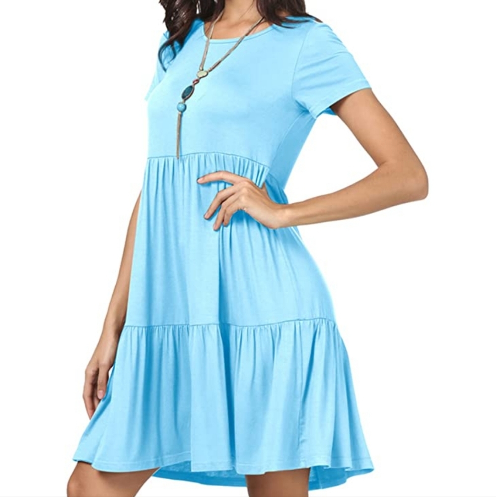 T-shirt Ruffled Dress